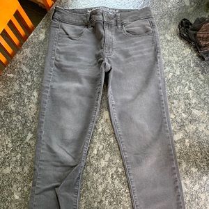 American Eagle Black Washed Size 6 Pants